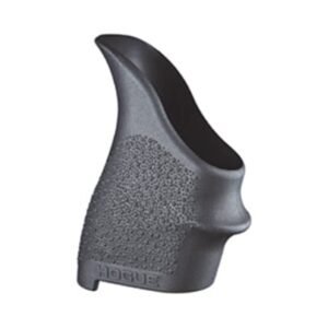 Hogue HandALL Beavertail Grip Fits S&W M&P Shield/Ruger LC9 Rubber Finger Grooves Black