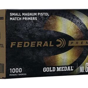 Federal Ammunition GM200M Gold Medal Premium Small Pistol Mag Multi-Caliber Handgun – 1000 Rounds