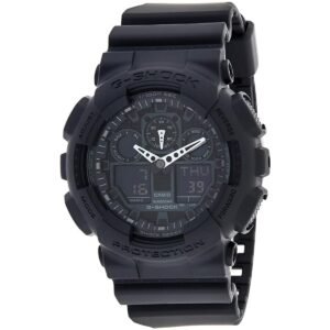 G-shock/vlc Distribution GA1001A1 G-Shock Tactical XL 52mm Keep Time Black Features Stopwatch/Speedometer