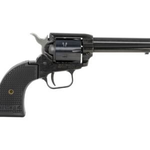 Heritage Mfg RR22B4PG Rough Rider 22 LR 6 Shot, 4.75″, Black Cerakote Cylinder, Black Polymer Grip, Hammer/Thumb Safety, Exposed Hammer
