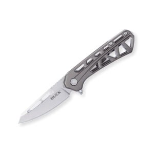 Buck Knives Trace Folder Small Gray Handle Tanto Blade