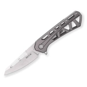 Buck Knives Trace Folder Large Gray Handle Tanto Blade
