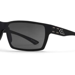 Gatorz Marauder Black Silver Logo Silver Mirror Polarized