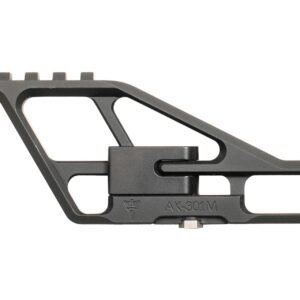 RS Regulate, Front Biased Lower, Modular Side Mount, Fits AKM Type Rifles,, Black, Not Compatible w/Folding Stocks