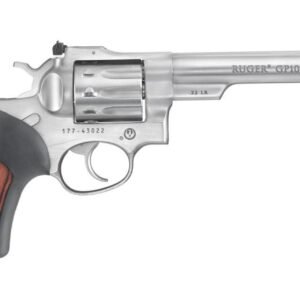 Ruger 1757 22 LR 10rd 5.5″ Stainless Barrel, Cylinder, Black Rubber w/Wood Insert Grip, Transfer Bar Safety, Exposed Hammer