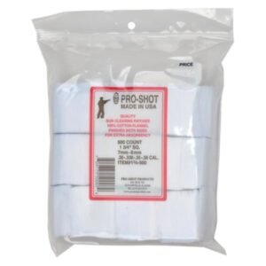 Pro-Shot Products, 1 3/4-500, Patch, 1.75″, For 7MM-38 Caliber, 500 Pack