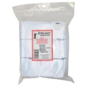Pro-Shot Products, 2 1/4-500, Patch, .38-.45Cal / 20 Guage-410 Guage, 2 1/4″ Square, 500 Pack
