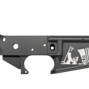 Anderson Manufacturing AM-15 Stripped Lower Receiver – Trump Survivor – BLEM