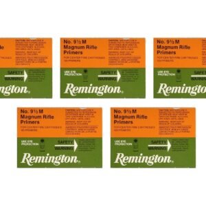 Remington X22622 Centerfire 9-1/2 Large Magnum Rifle Primers – 5000 count box
