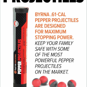Byrna Pepper Projectiles, .61 Caliber