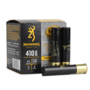 Browning Golden Clays 410 GA 1300 FPS 2 1/2″ 1/2oz #8 Shotgun Ammo – 25 round box