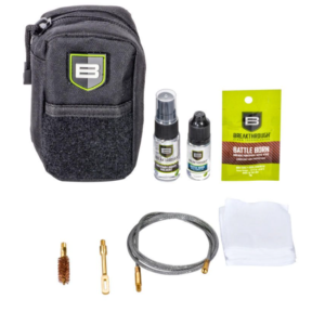 BCT Compact Pull Through (Cop) Cleaning  Kit  Nylon Pouch With Molle – Cable Pull Through  – .357 / .38 Cal / 9mm