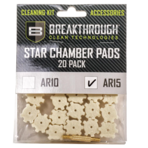 AR-15 Star Chamber Pad With #8-32 Thread (Male / Male) Adapter – 20 Pack