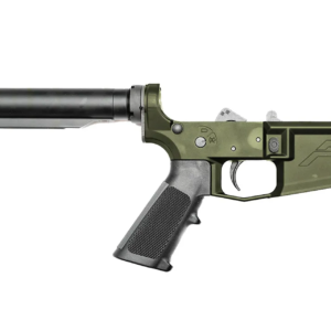 Aero Precision M4E1 Complete Lower Receiver w/ ALG QMS Trigger – OD Green Anodized