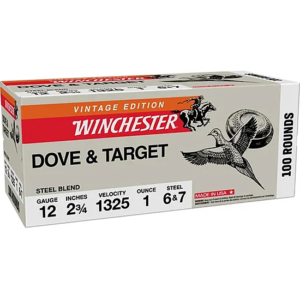 Winchester Ammo Super X 12 Gauge 2.75″ 1oz 6/7Shot Steel Shot Shotgun Ammo – 100 round