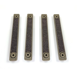 Walker Defense Research 3 M-LOK Slot Nile Silicon Carbide M-LOK Rail Cover – 4 Pack/FDE