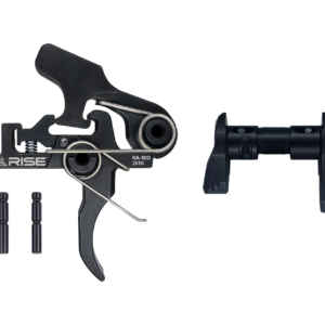 Rise Armament RA-100 Curved Two-Stage Trigger & RA-6423 Black Ambi Safety Selector