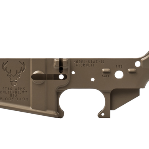 Stag 15 Stripped Lower Receiver – Kodiak Brown Anodized – WY Variance