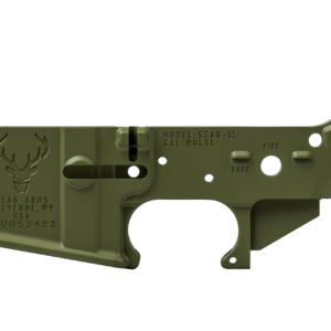 Stag 15 Stripped Lower Receiver – OD Green Anodized – WY Variance
