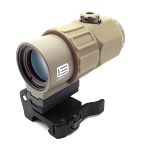 EOTech 5 Power Magnifer With Quick Disconnect Switch To Side (STS) Mount Tan