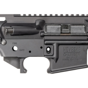Noveske Receiver Matched Set Chainsaw N4 BLK Anodize Installed- Takedown Pin Pivot Pin Port Door Assembly Forward Assist Assembly Tension Screw