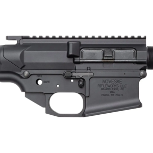 Noveske Receiver Matched Set 4Th Generation N6 BLK Anodize Installed- Takedown Pin Pivot Pin Port Door Assembly Ambi Controls Included- Tension Screw