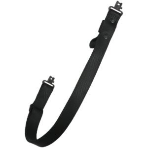 Outdoor Connection TP13DS Original Super-Sling 2+ 1.25″ W x 28″-37″ L Adjustable Black Nylon Webbing with Talon QD Swivels for Rifle/Shotgun