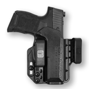 Bravo Concealment, Torsion, IWB Concealment Holster, Waistband Clips, Fits Sig P365, Right Hand, Black, Polymer
