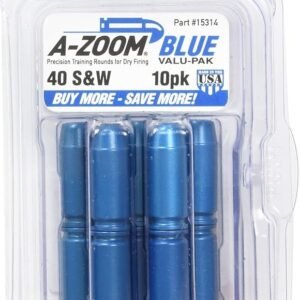 A-ZOOM 40 S & W SNAP CAP, BLUE, 10PK