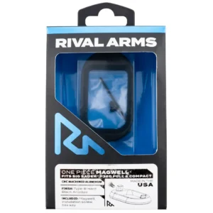 Rival Arms RARA70S201A Two Piece Magwell for Sig P320 Full Size & Compact, Black Anodized Aluminum