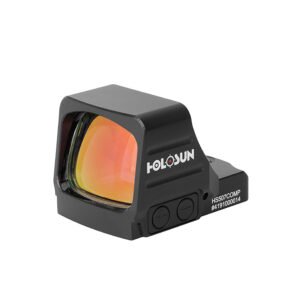 Holosun HS507COMP Open Reflex Optical Sight, 2 MOA Dot, Gold CRS Competition Reticle, Black