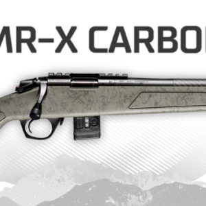 Bergara, BMR-X Competition, Bolt Action Rifle, 22 LR, 18″ Carbon Fiber Barrel, Matte Finish, Black, Green Stock, 10 Rounds, 1 Magazine