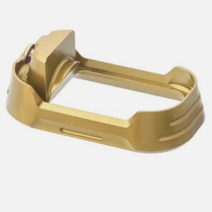 TYRANT DESIGNS GLOCK MAGWELL GEN 3-4 – GOLD (GOLD SCREW)