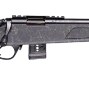 Bergara Rifles BMR-X 17 HMR 10+1 18″, Blued Picatinny Rail Receiver, Adj LOP Green w/Black Webbing Synthetic Stock