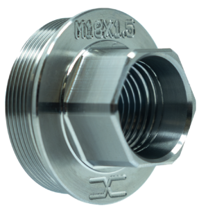 Faxon Titanium Direct Thread to Hub Adapter – M18x1.5