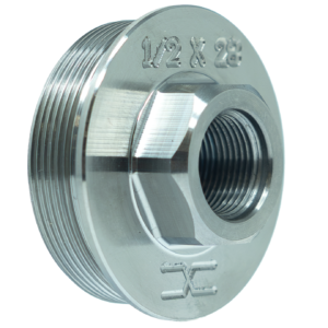 Faxon Titanium Direct Thread to Hub Adapter – 1/2×28