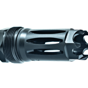 Faxon Firearms Muzzlok Stainless Steel Plan B Flash Hider – 1/2×28 – .250″ Bore