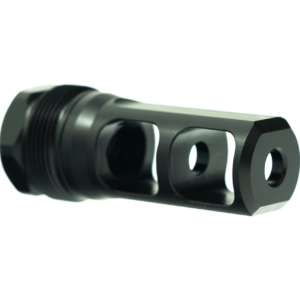 Faxon Firearms Muzzlok Stainless Steel Plan B Muzzle Brake – 1/2×28 – .250″ Bore