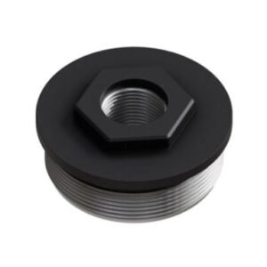 Exigent Ti Direct Thread Adapter 1/2×28 – Titanium 1.375 x 24 Cerakoted Black