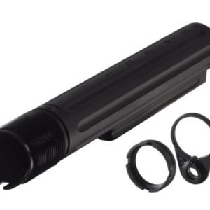 PWS Enhanced Buffer Tube with Ratchet Lock Castle Nut & Endplate 6 position Carbine length