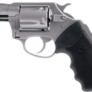 Charter Arms, Undercover, Revolver, 38 Special, 2″ Barrel, Steel, Stainless Finish, Silver, Rubber Grips, Fixed Sights, 5 Rds