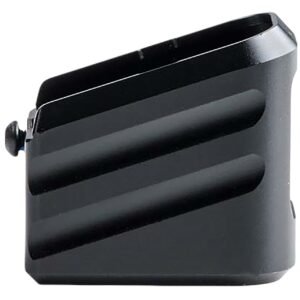 Cross Armory CRG+0MEG17BK Magazine Extension Fits Glock 17/22/31 Gen 1-5 Black Aluminum