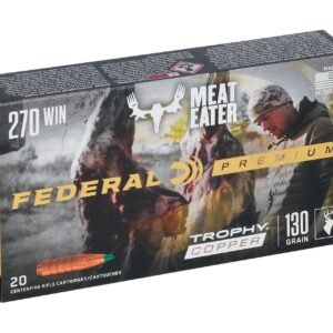 Federal P270TC1 Premium 270 Win 130 gr Trophy Copper (TC) Rifle Ammo – 20 Rounds