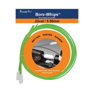 Gun Cleaning Bore-whips: 3-Piece Package .22CAL.