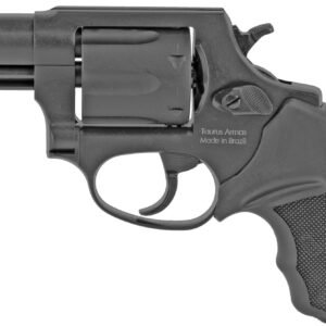 Taurus, 856, Double Action, Metal Frame Revolver, Small Frame, 38 Special +P, 2″ Barrel, Steel, Matte Finish, Black, Rubber Grips, Fixed Sights, 6 Rds