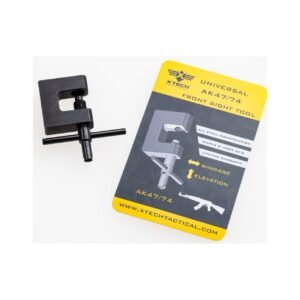 Xtech Tactical Front Site Steel AK47 adjustment tool for elevation and windage *XTech Tactical PVC Patch Included