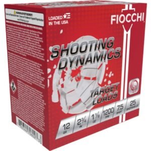 Fiocchi 12SD18H7 12G 2 3/4″ 1 1/8 oz Lead Chill 7.5 Shot Shot Gun Shells 250rd Case