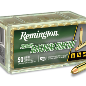 Remington Ammunition 28464 Premier Gold Box Rimfire 17 HMR 17 gr Accu Tip-V Rimfire Ammo – 50 Rounds