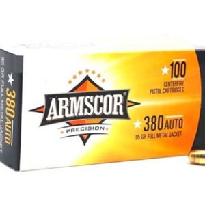 Armscor 50315 Pistol Value Pack 380 ACP 95 gr Full Metal Jacket (FMJ) Handgun Ammo – 1200 Rounds