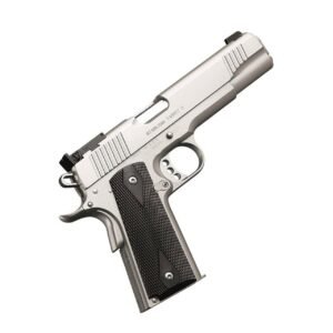 Kimber, Stainless Target II, Semi, 1911, 9MM, 5″, Silver, Laminate Grips, Adjustable Sights, 9 Rds, CA Compliant